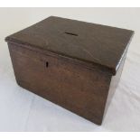 Wooden collection box (no key)