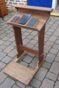 Small lectern/prayer stand