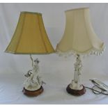Pair of figurative table lamps