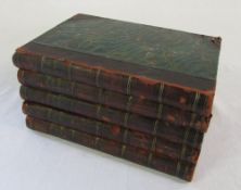 5 volumes of Familiar Wild Flowers by F Edward Hulme First Series with coloured plates Cassell &