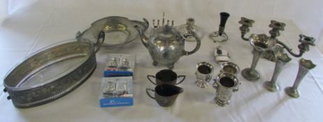 Various silver plate