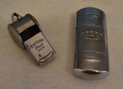 The Acme Whistle and a 'Tommy' trench lighter