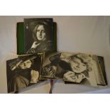 Folder of good quality photographic portraits from the 1970s