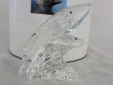 Swarovski group of whales (boxed)