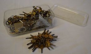 Large selection of pocket watch winding keys