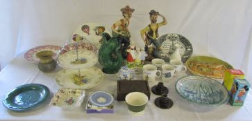 Selection of ceramics etc inc Dartmouth, Wedgwood,
