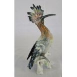 Hoopoe bird figure by Karl Ens H 26 cm