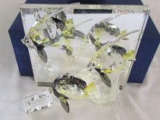 Swarovski 'Wonders of the sea' Harmony (angel fish) (boxed) together with Harmony plaque