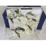 Swarovski 'Wonders of the sea' Harmony (angel fish) (boxed) together with Harmony plaque