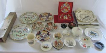 Assorted ceramics inc Wedgwood and Limoges, oriental plates etc,