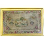 Victorian sampler 'Alice Cooper's work aged 18 years 1881' (repaired) 70 cm x 45 cm