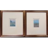 Pair of small landscape watercolours 22.