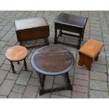 Various stools / small tables