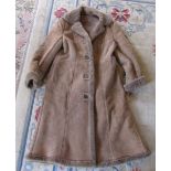 Full length Baileys sheepskin coat size 22