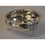 Victorian Henry Holland silver bowl, London 1876, total approx weight 3.