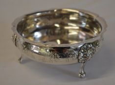 Victorian Henry Holland silver bowl, London 1876, total approx weight 3.