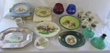 2 boxes of assorted ceramics and glassware inc Limoges