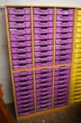Scholar shallow storage drawer unit (Purple)