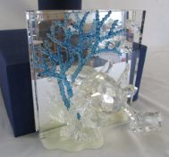 Swarovski 'Wonders of the sea' Eternity (turtle) (boxed) together with Eternity plaque