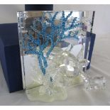 Swarovski 'Wonders of the sea' Eternity (turtle) (boxed) together with Eternity plaque