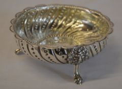 Victorian Henry Holland silver bowl with repousse style decoration, London 1877,