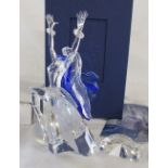 Swarovski 'Magic of Dance' Isadora figurine (boxed) together with Isadora plaque
