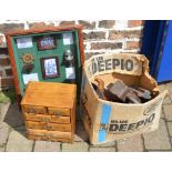 Miniature chest of drawers,