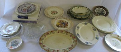 Assorted plates inc Wedgwood,