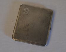 Silver cigarette case, Birmingham 1935, approx weight 3.