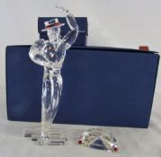 Swarovski 'Wonders of dance' Antonio figure (boxed) together with Antonio plaque