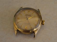 9ct gold Rolex Oyster Perpetual watch body,