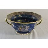 Carlton ware Wiltshire & Robinson 'Persian' pattern two handled bowl D 26 cm