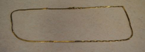 14ct gold chain, approx 7.