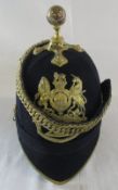 Victorian Artillery blue cloth helmet
