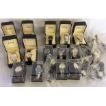Ex-shop - stock quantity of gents wrist watches some in presentations boxes