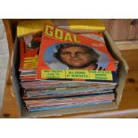 Box of 'Goal' magazines