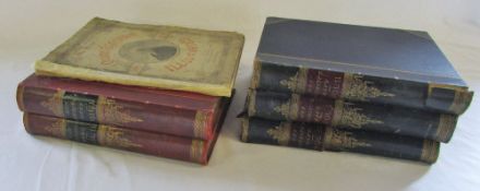 2 volumes of Her Majesty's Army Vol 1 & 2, 3 volumes of Her Majesty's Navy vol 1,