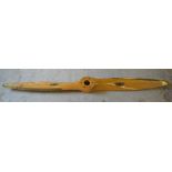 Sensenich wooden twin blade propeller