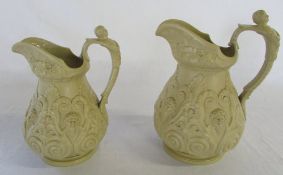 2 Caneware jugs