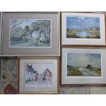 4 limited edition prints signed and numbered by the artists inc Shirley Carnt,