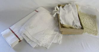 Selection of linen etc