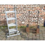 Sack barrow and folding ladders