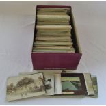 David N Robinson collection - Box of postcards relating to Lincolnshire inc Grantham,