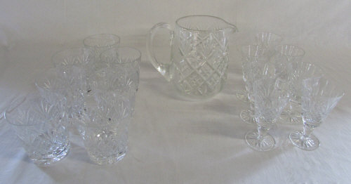 Glass jug,