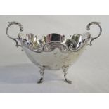 Silver sugar bowl Sheffield 1909 weight 4.