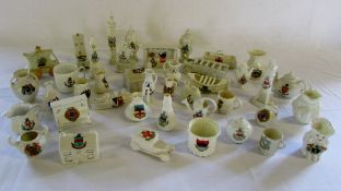 David N Robinson collection - Various Lincolnshire crested china