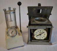 Osaka pressure gauge and a clock by Blick Time Recorders Ltd (AF)