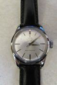 1950/60s Gents Tudor Oyster Royal wristwatch with replacement black leather strap (serviced 2012)