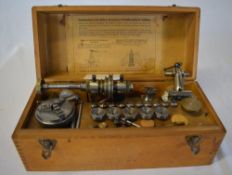 Boley & Leinen cased watchmakers lathe (AF)