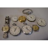 Omega watch, Bulova automatic, Nero Lemania,